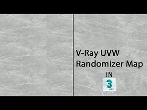 V-Ray UVW Randomizer Map in 3ds Max 2021
