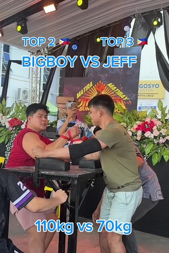 Arm Wrestling Showdown: Big Boy vs Jeff