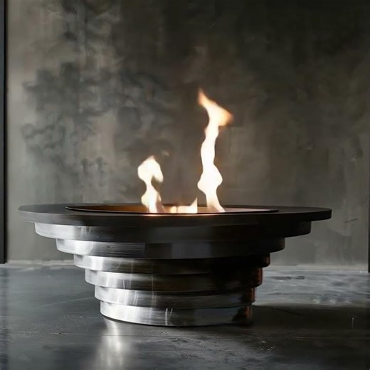 🔥 Modofire Tornado Fire Pit Table | Spiraling Design
