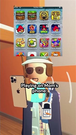 Playing On Mom's Phone VS Yours 😔