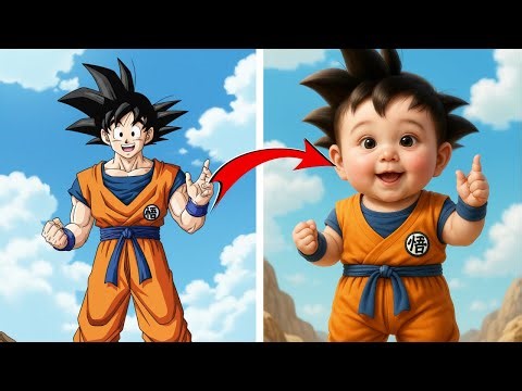 All the Dragon Ball characters as BABIES! | Incredible! | Don't miss it!