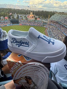 Baskets sans lacets Los Angeles Dodgers pour petit enfant - Etsy France