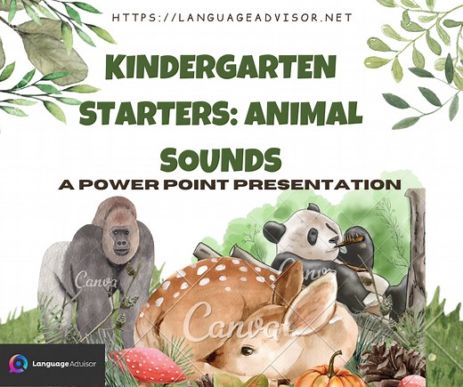 ESL English PowerPoint: Animal Sounds - Language Advisor