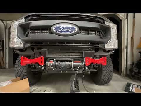 Hidden Winch Install - Ford Super Duty