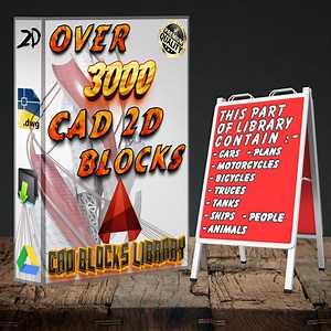3000   Autocad Block 2D DWG Library: Transportation, Vehicles (DWG Files - Instant Download) - Etsy UK
