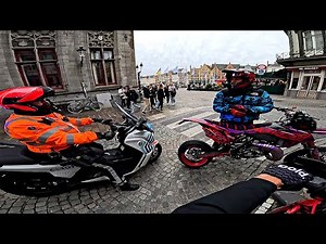 MET MONSTERTUBE NAAR BRUGGE RIJDEN