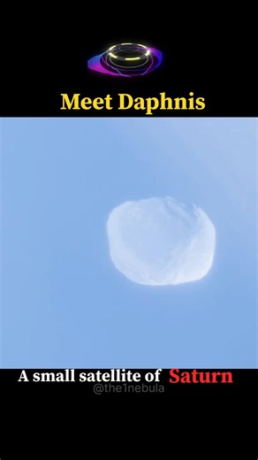 Is it a small moon in the Solar System? #SolarSystem #SaturnMoon #SpaceExploration