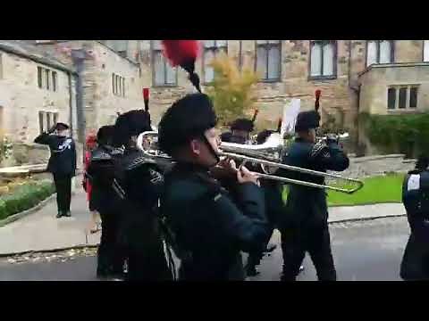 DLI Sunday 2017 - Band and Bugles march off, Mechanised Infantry