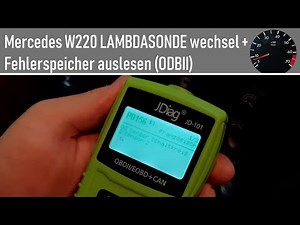 Mercedes-Benz S-Klasse (W220) LAMBDASONDE wechsel + Fehlerspeicher auslesen und löschen