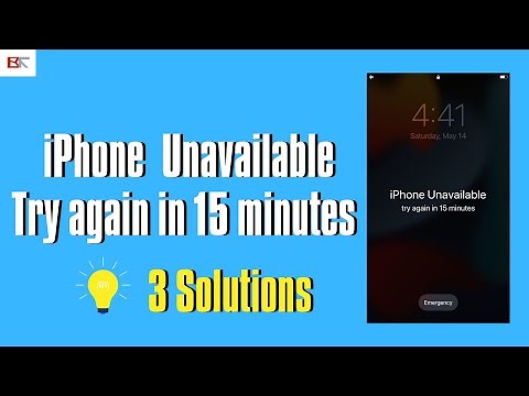How to Fix iPhone Unavailable Try Again in 15 Minutes (For All iPhone Models)