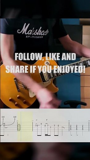 AC/DC - Have A Drink On Me Solo Cover WITH TABS