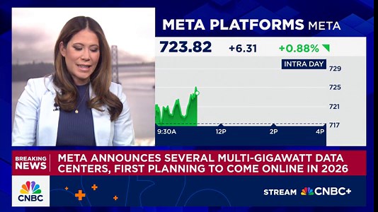 Meta announces several multi-gigawatt data centers, first planning to come online in 2026