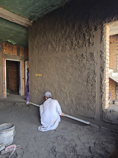 Day 69 - Plaster Started | plastering