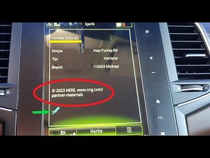 RENAULT R-LİNK 2 ÜCRETSİZ HARİTA GÜNCELLEME 2023 (HERE 2023.Q2)