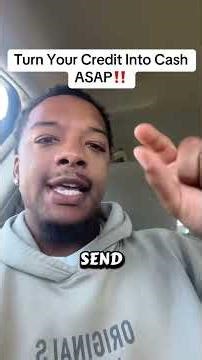 How To Get Cash Off Your Credit Card ASAP‼️