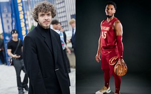 Jack Harlow And Donovan Mitchell Meet Up At Louisville Football Game