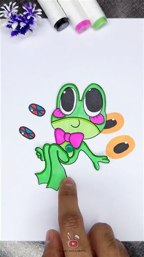 Hoppy Ribbit The Amazing Digital Circus Eye Puzzle Game Challenge 🥰❤️‍🩹 #art #satisfying #tadc