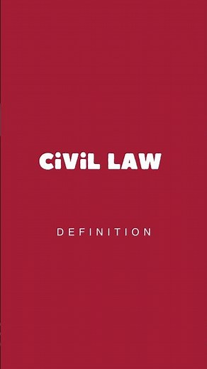 Civil Law | Definition