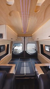 The Art Woodwork in this Amazing Van 🔥 Conversion by @sandyvansofficial in San Diego, CA. You can see when they go the extra mile and love what they do! Each van is unique. My favorite features are the ceiling of course and the two-toned upholstery 😃 What do you think? 🌿 Stick with us @vanbuild360 for more Van Tours 🌿 #vanbuild360 #vanlife #roadtrip #offgridvan #homeonwheels #campervan #roadtrip #offgridlife #tinyhomeliving #minimalliving | Van Build 360