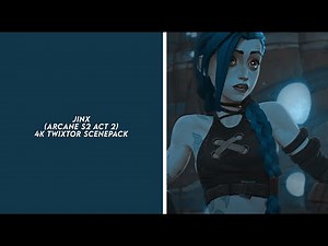 Jinx (arcane s2 act 2) 4k twixtor scenepack
