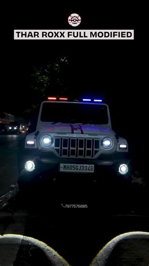 Thar ROXX Fully Modified 🔥 #automobile #tharcollection #thar
