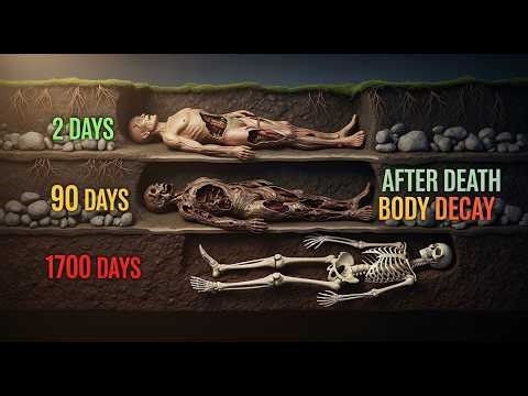 (2 to 1700 days) Decomposition Process Human Body (after death)