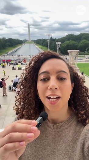 The Lincoln Memorial Reflecting Pool is still being renovated as the Independence Day deadline nears. USA TODAY's Michelle Del Rey takes a look at the updates.