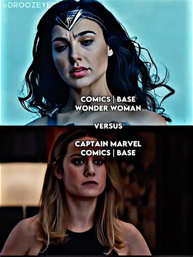 Wonder Woman Vs Captain Marvel #shorts