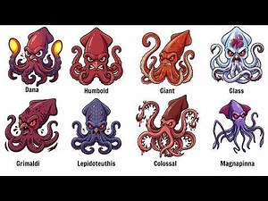 Every SQUID Explained In 12 Minutes - It Gets CREEPIER The Deeper You Go
