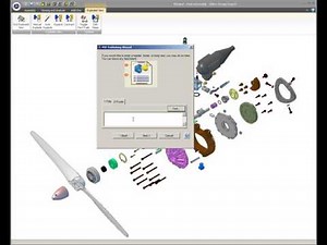 Exploded View - Creating a PDF in Alibre Design (Legacy Interface)