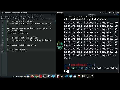 installer codeblocks sous kali ubuntu debian