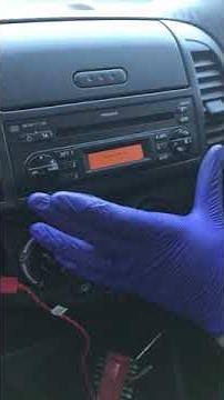 HOW TO ENTER CAR RADIO CODE IN NISSAN MICRA