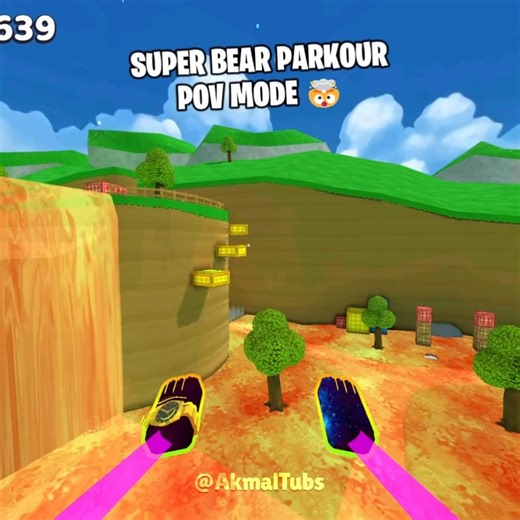 Parkour POV Mode Super Bear Adventure 😈 #superbearadventure