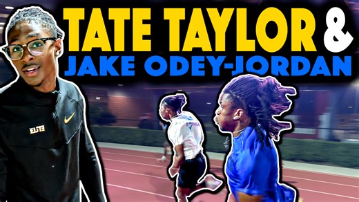 High school 100m record holder Tate Taylor (9.92 PB) kicks off his 2026 season training alongside new teammate Jake Odey-Jordan, a top-5 high school sprinter who transferred from Archbishop Carroll. | TRACK: All-Access