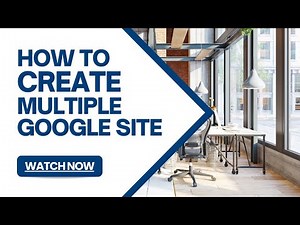 Google Sites Intermediate Tutorial Create a Professional Website