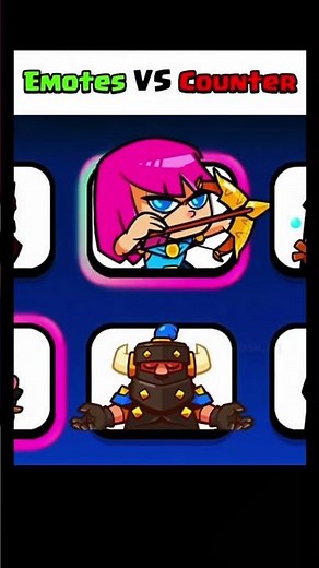 Emotes & COUNTERS in Clash Royale