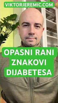 Rizični simptomi povišenog šećera #dijabetes #insulinskarezistencija