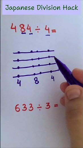 Japanese Division Hack you never seen || #maths #quickmathhacks #mathhacks