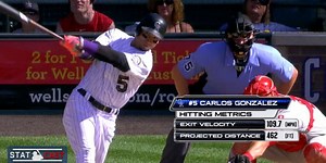 The Phillies and Rockies launched some truly outrageous home runs on Sunday