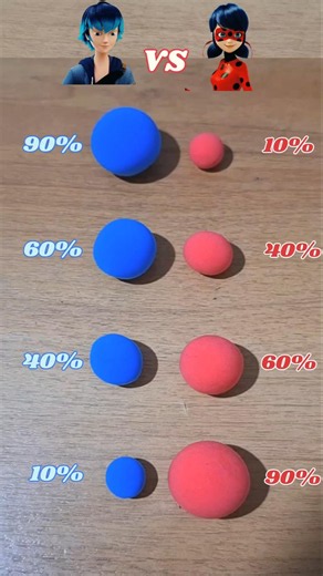 Colormixing Lady Bug 🐞 VS Luka Couffaine 💞 #colormixing #art