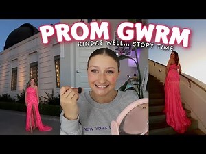 PROM GRWM… but i didn’t go bc i got dumped
