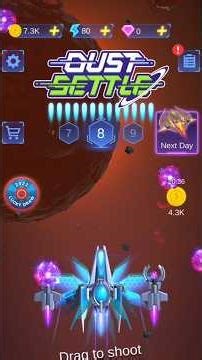 Level 8 Goes Wild 😱 | Dust Settler Gameplay #shortsfeed #spaceshooter #scifigaming