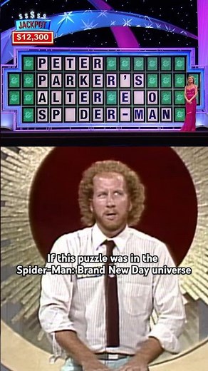 Impossible solve for people in Spider-Man: Brand New Day | Wheel of Fortune