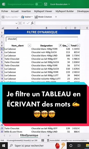Comment filtrer un tableau en saisissant des données dans une box ? 🤔