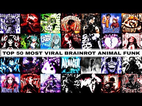 TOP 50 MOST VIRAL BRAINROT ANIMAL FUNK 🐺🔥 Brazilian Phonk 2025 AURA