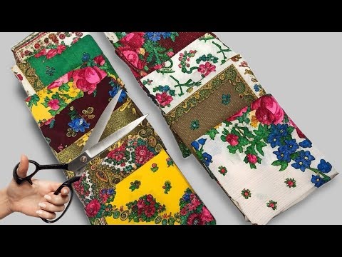 5 Best and Fast Recycle Old Scarves ♻️ Very Easy Sewing Ideas