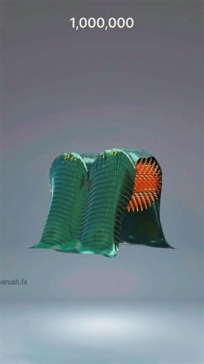 CineRushFX on Instagram: "1M Rolling Spikes 3D Cloth Sim A Cloth Simulation made in Blender 3D . . . . . #blender #3danimation #clothsimulation #simulation #physics"