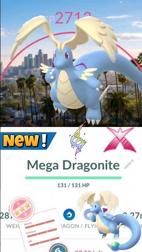 Finally✨️Shiny BG Mega Dragonite in Pokemon Go