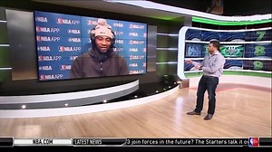 Andre Drummond joined #10BeforeTip for an interview with Jared Greenberg. | NBA TV