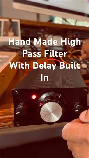 Hand Made Passive High Pass Filter With Delay Built In